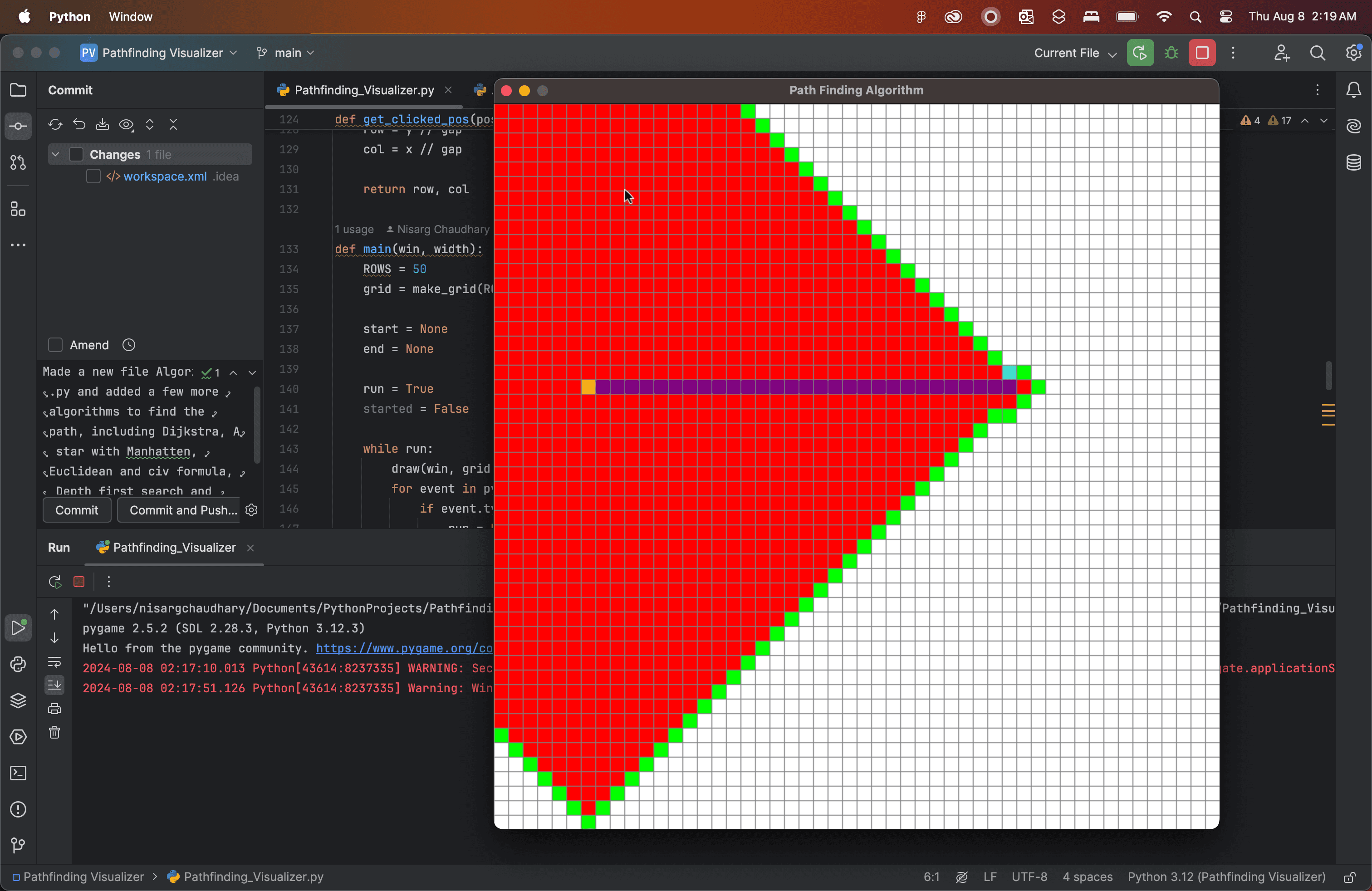 Pathfinding Visualizer screenshot 2